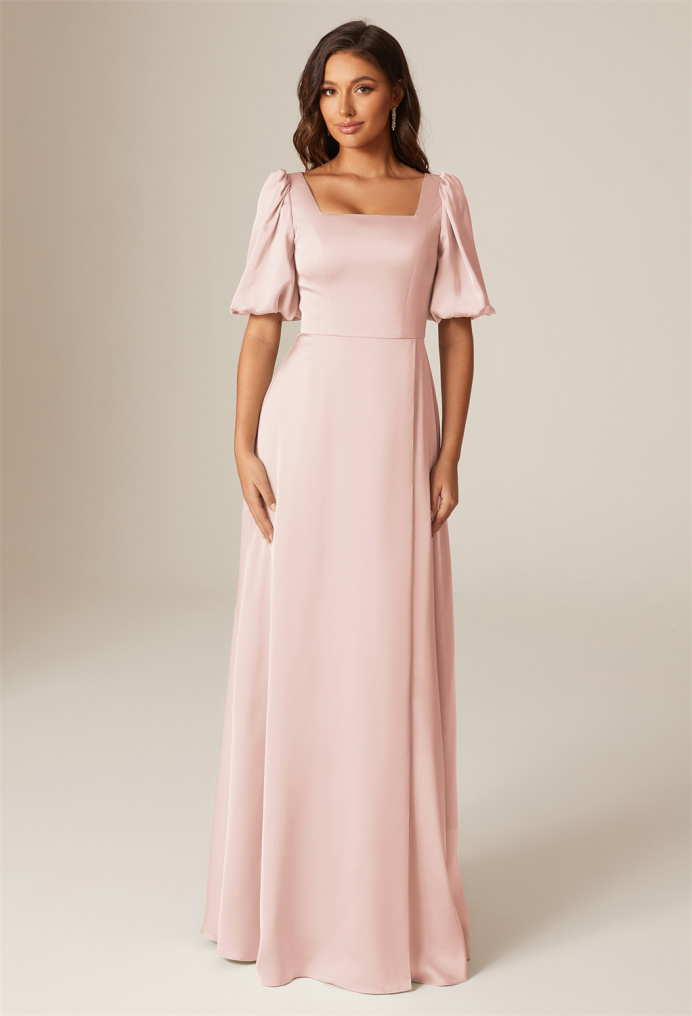 Pearl Pink Bridesmaid Dresses AW.Bridal